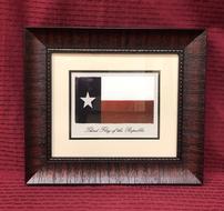 Framed Third Flag of the Republic of Texas 202//190
